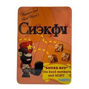 Chekov “Check Off” Dice Game - Playroom Entertainment Tin Complete